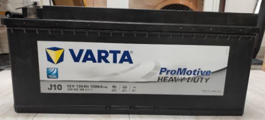 格安 VARTA ファルタ J10 12V 135Ah 1000A バッテリー 重機 建設機械 未使用 2個セット 20230315 uenkuit 101 0207_画像2