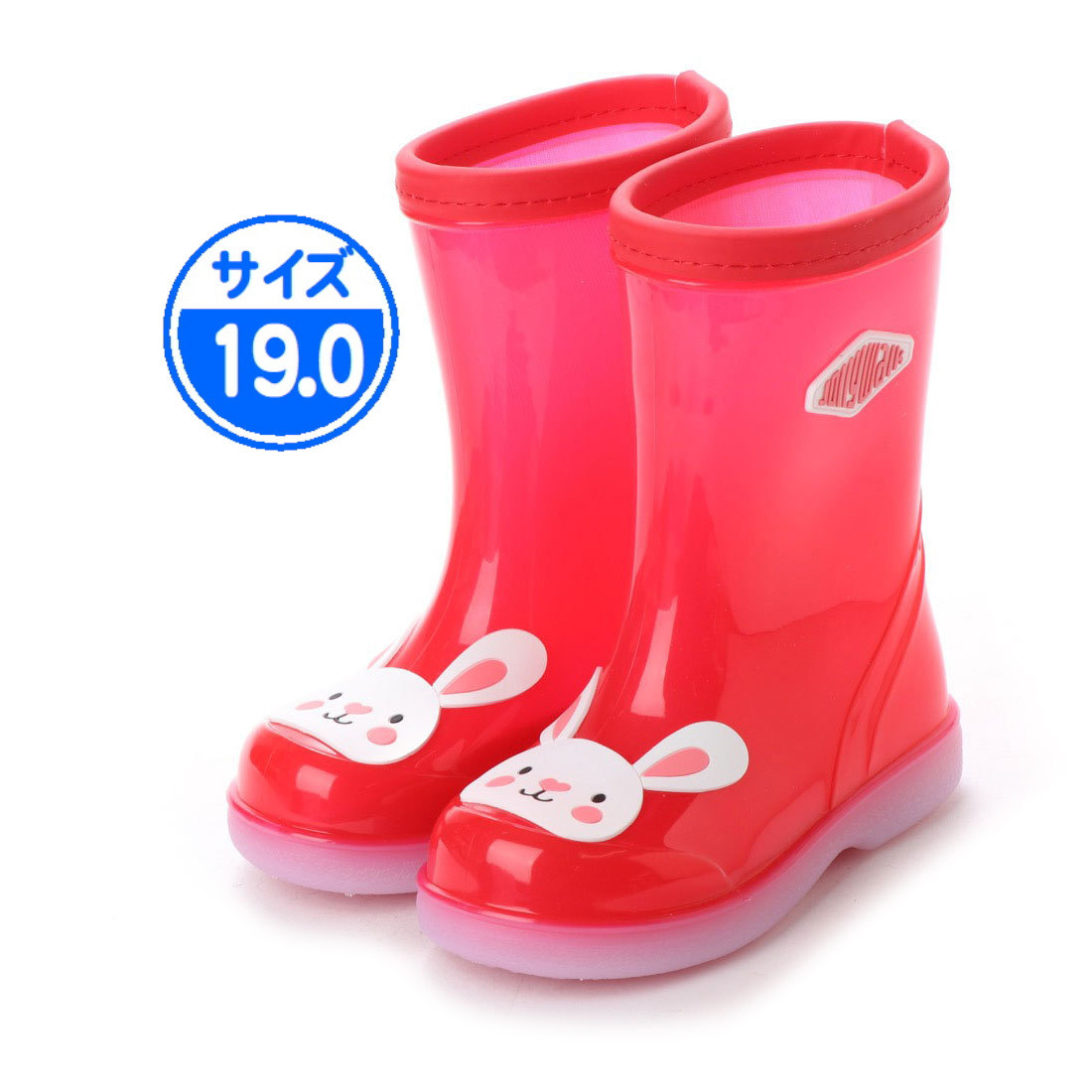 [B товар ]JWQ06 Kids сапоги красный 19.0cm красный детский 