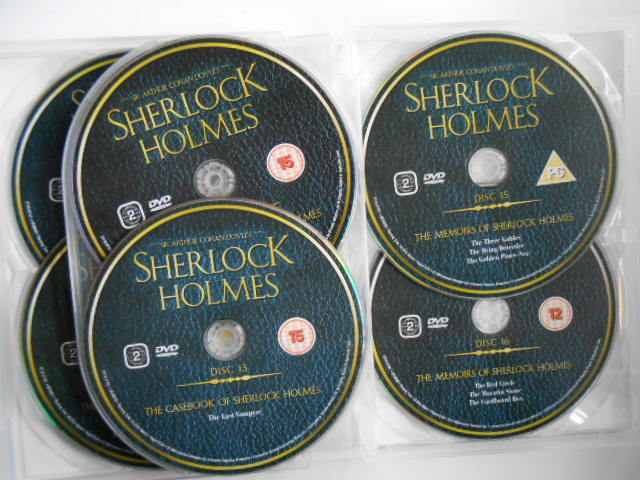 ■送料無料▲輸入版 再生確認DVD★美品◆[Sherlock Holmes▲シャーロックホームズ コンプリート(ディスク16枚)]◆の画像10