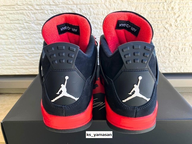 NIKE AIR JORDAN 4 RETRO RED THUNDER / CRIMSON US10 28 0cm NIKE AIR JORDAN 4 RETRO RED THUNDER / CRIMSON US10 28 0cm