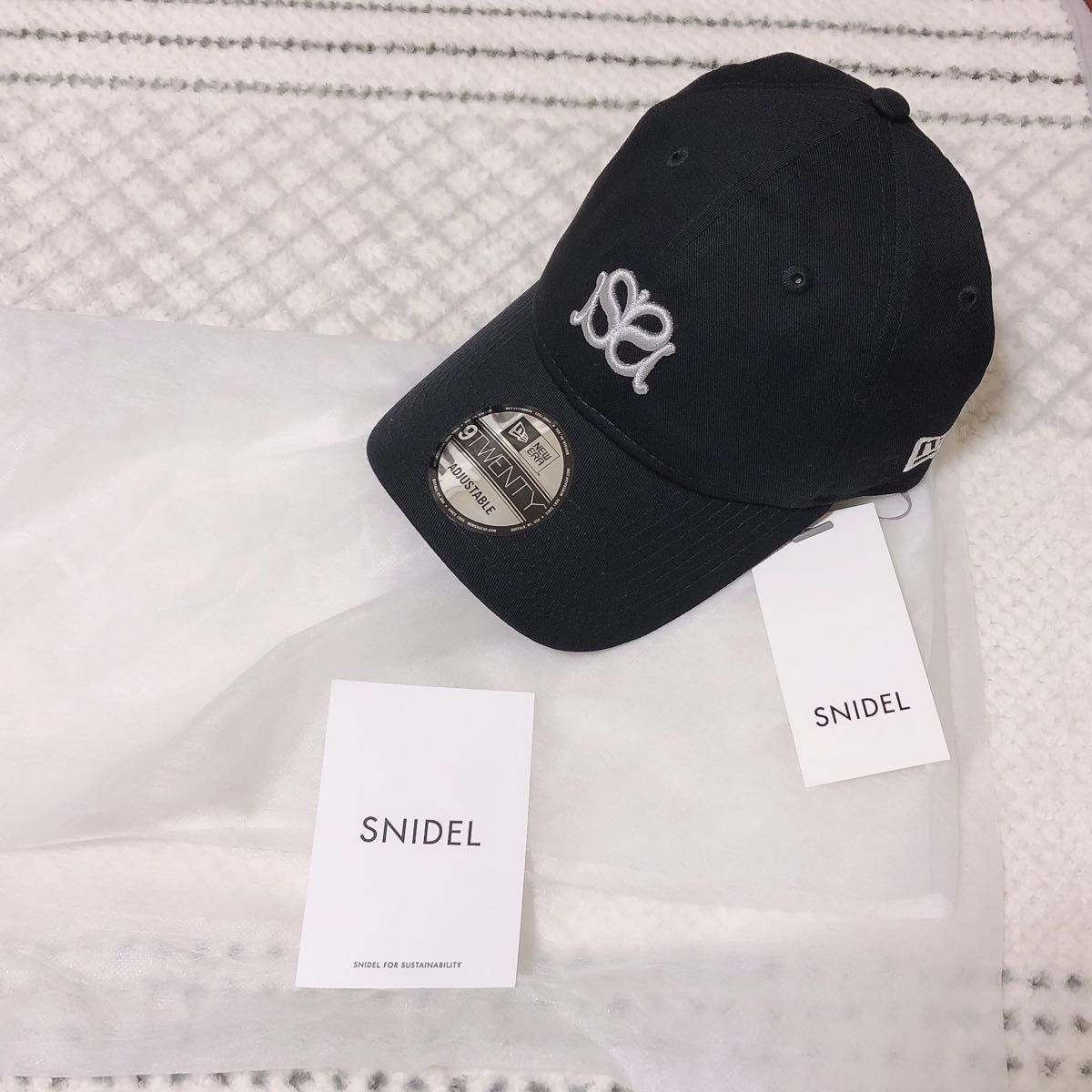 SNIDEL|NEW ERA】コラボCAP スナイデル ニューエラ ネイビー｜PayPayフリマ