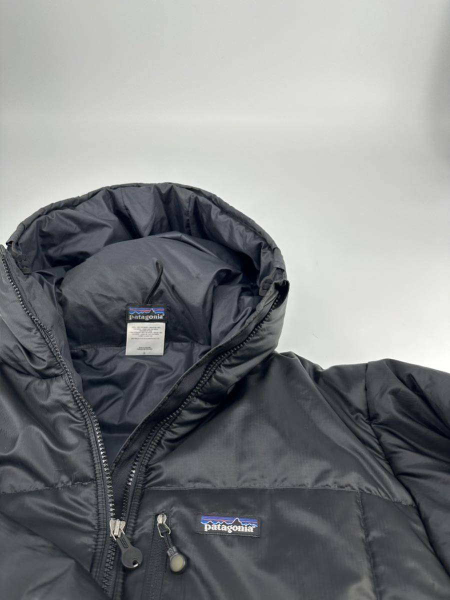 希少/美品/patagonia/初期 2003年 ダスパーカー/L/ブラック ネイビー/パタゴニア DAS PARKA ダウン ジャケット マウンテンパーカ_画像6