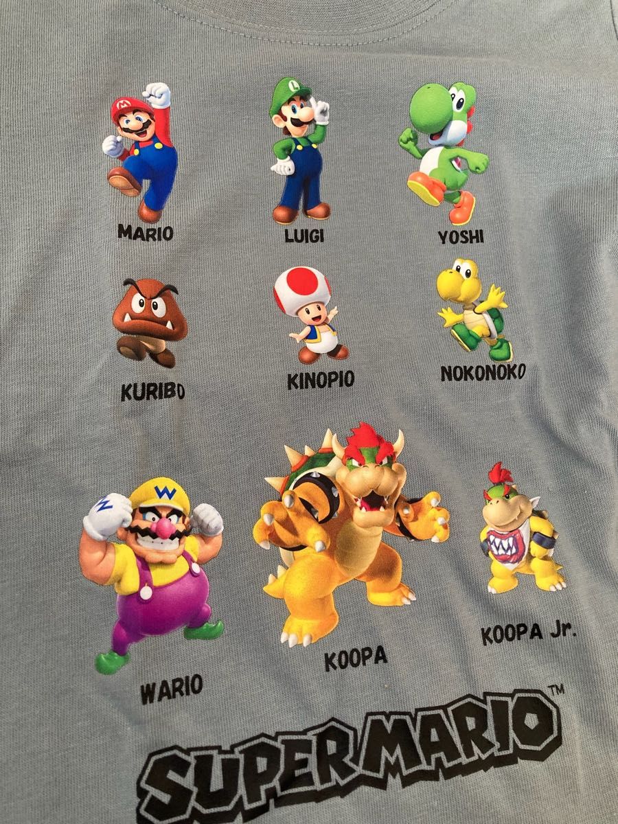 スーパーマリオ　Tシャツ　キッズ