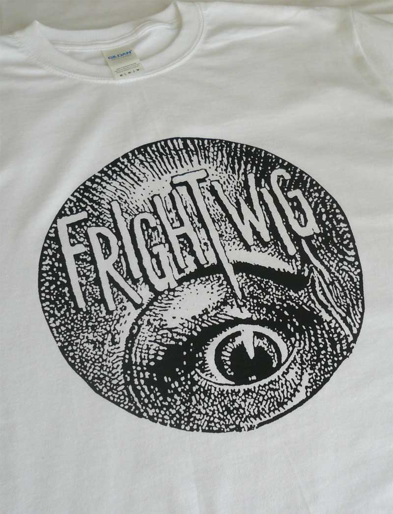 【新品】Frightwig Tシャツ Sサイズ Wh Nirvana カート着用 90s Sub Pop カート・コバーン Vaselines ギターポップ オルタナ グランジ_画像2