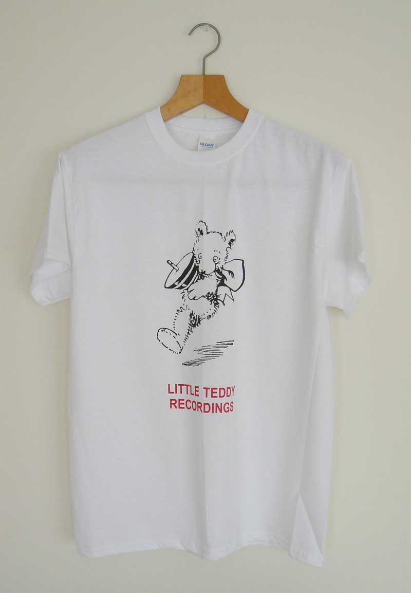 【新品】Little Teddy Tシャツ Lサイズ レコーズ レーベル クマ ギターポップ ネオアコ Bartlebees_画像1