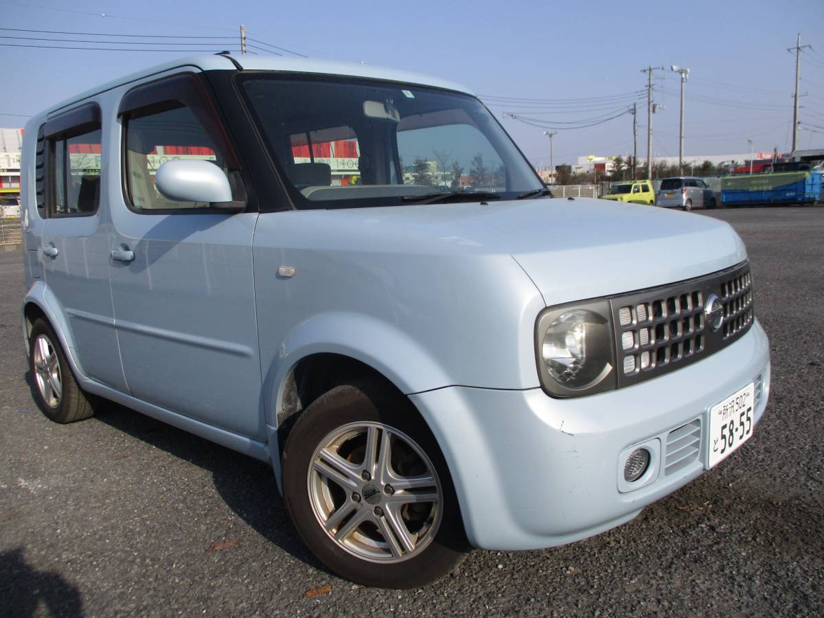 *1 jpy ~ * Tokyo departure * Cube * vehicle inspection "shaken" long H31/10 * smart key *ETC * leather winding handle * door visor * real running car 