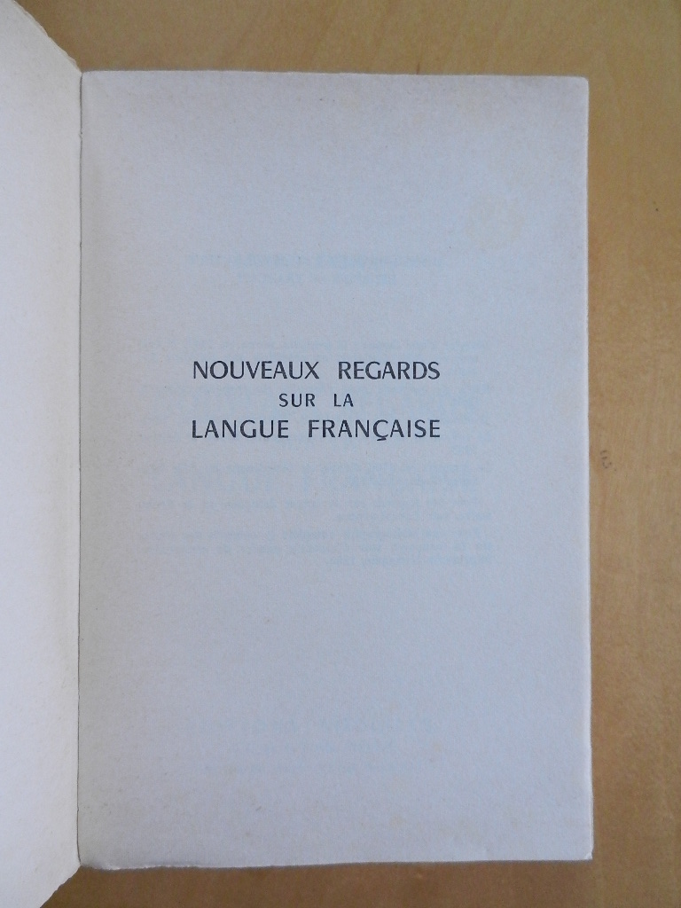 古い洋書・フランス語[NOUVEAUX REGARDS SUR LA LANGUE FRANAIS/MARCEL COHEN]の画像6