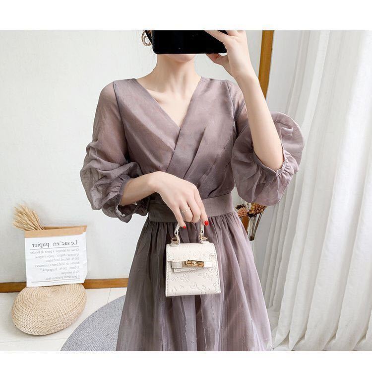  new goods party dress One-piece long chiffon long dress wedding two next . go in . go in . type .. type graduation ceremony . birthday memory photographing . call purple 3XL