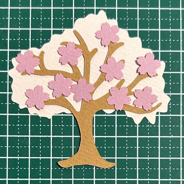 （4651C）桜の木★カット【4】_画像1