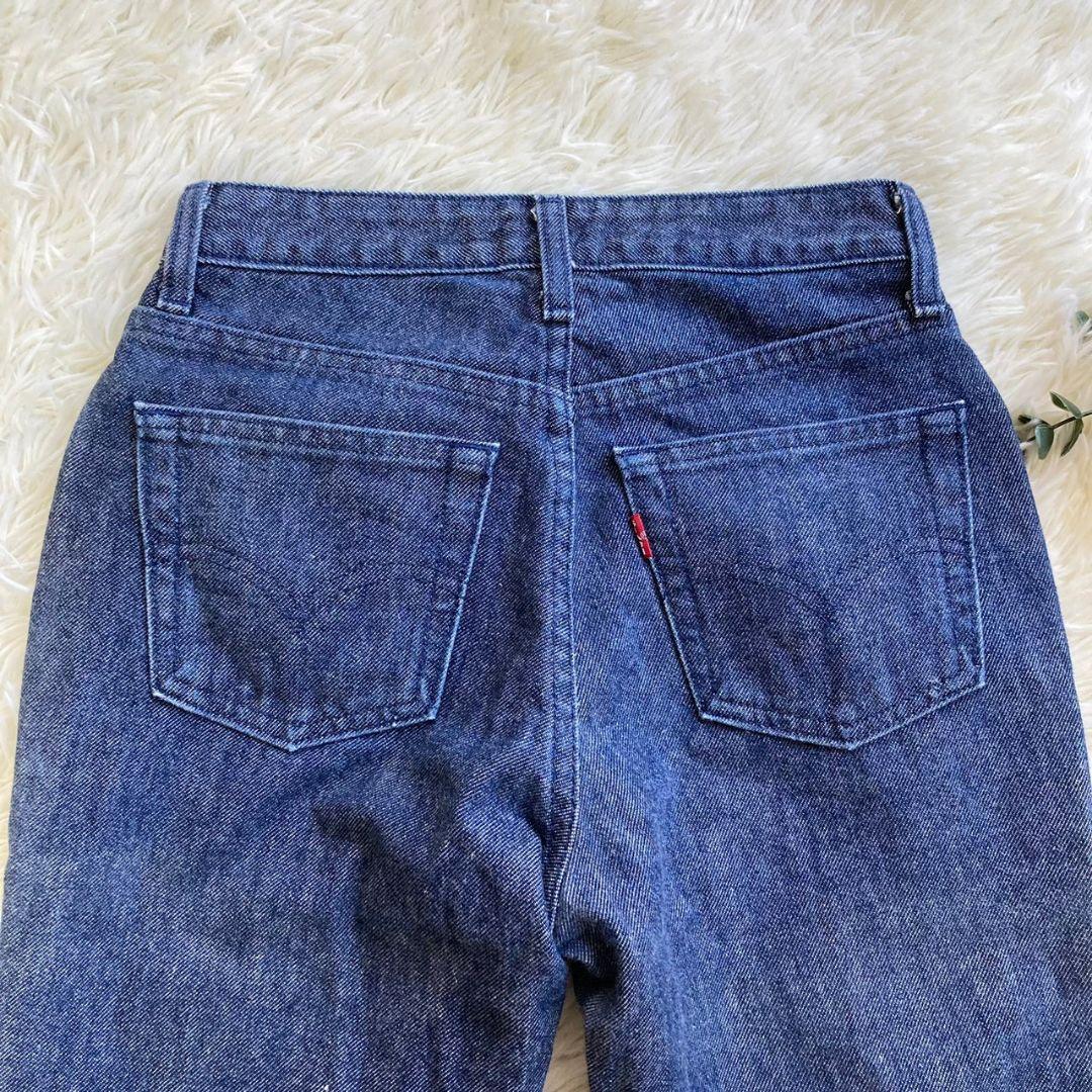 E3356　Levi's　リーバイス【S相当】デニムパンツ Gパン ジーンズ 青 ブルー_画像5