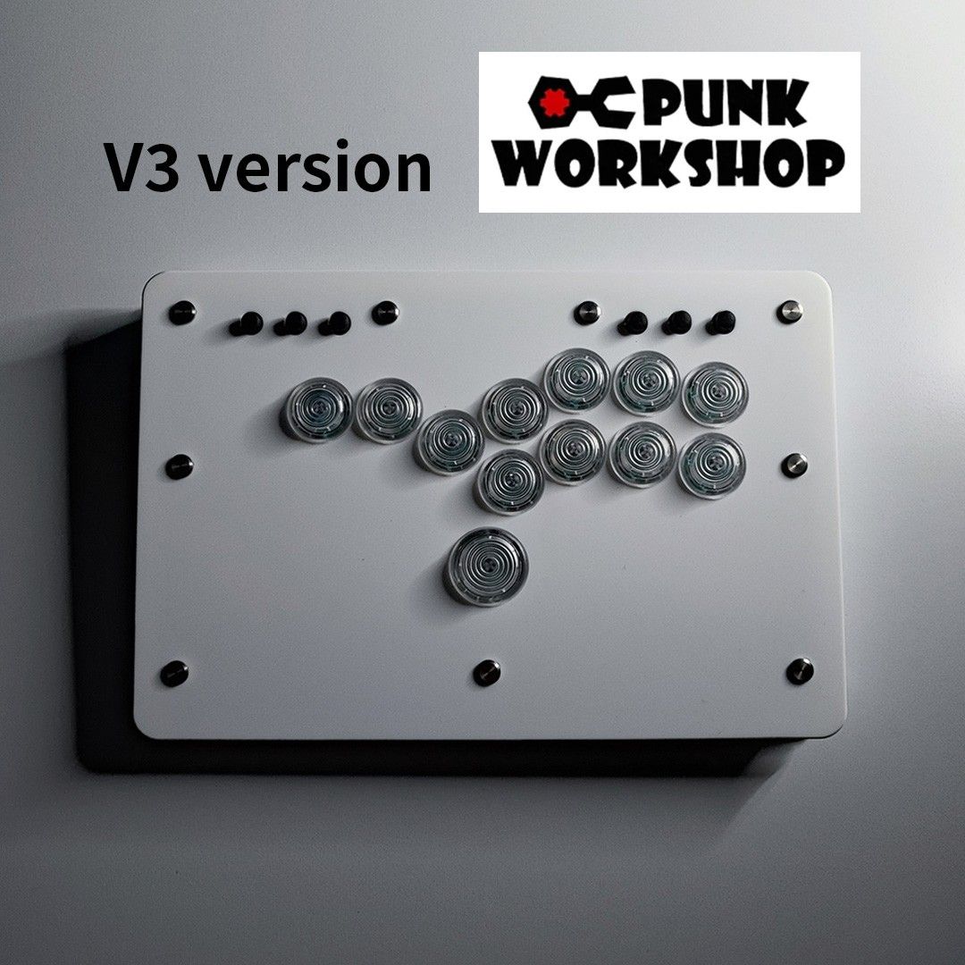 最高の 【新品】punk workshop Mini mini DeathAdder hitbox 白色