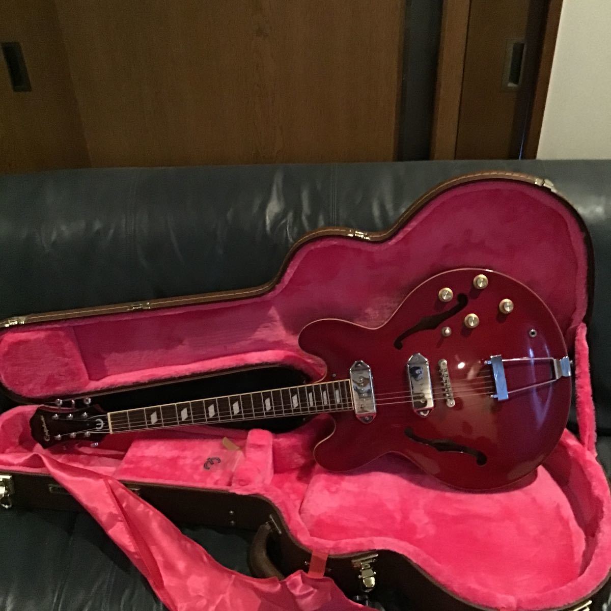 エピフォン カジノ epiphone casino 1989年寺田楽器製 cherry wine red