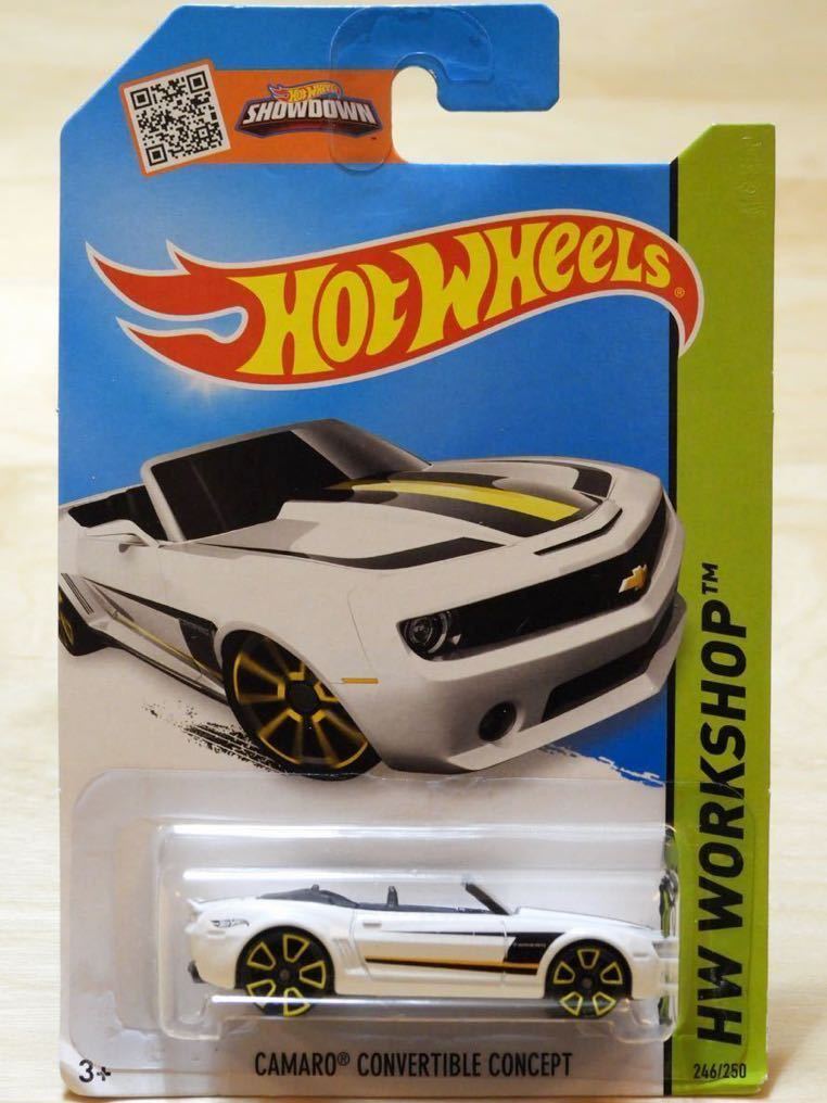 【新品：未開封】HOT WHEELS ホットウィール シボレー カマロ コンバーチブル コンセプト / Chevrolet Camaro Convertible [ホワイト]_画像1