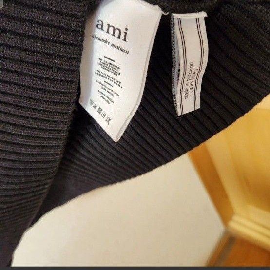 ami PARIS アミパリス オーバーサイズフィット セーター男女兼用 XL