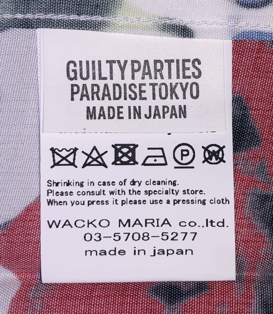 新品 WACKO MARIA 22SS-WMS-HI04 ハワイアンシャツ M ワコマリア