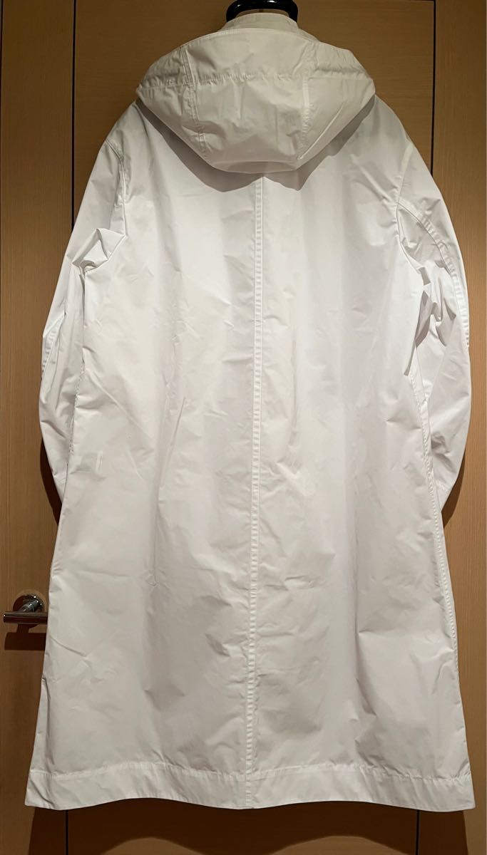 +J オーバーサイズフーデッドロングコート UNIQLO WHITE メンズ S ユニクロ ジルサンダー ＋J 440367