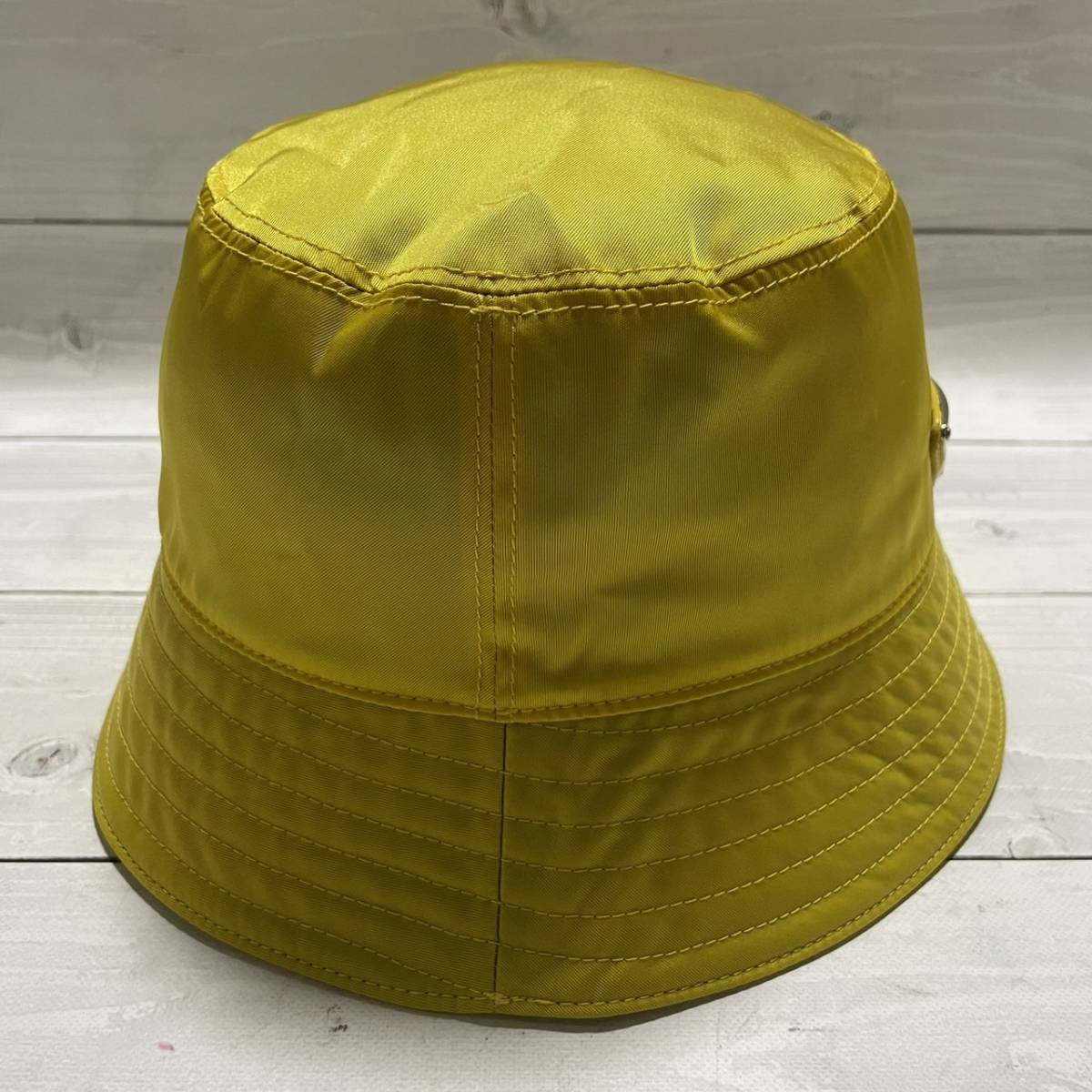 プラダ ドリル バケットハット コットン 白 Mサイズ 58cm www.gwcl.com.gh