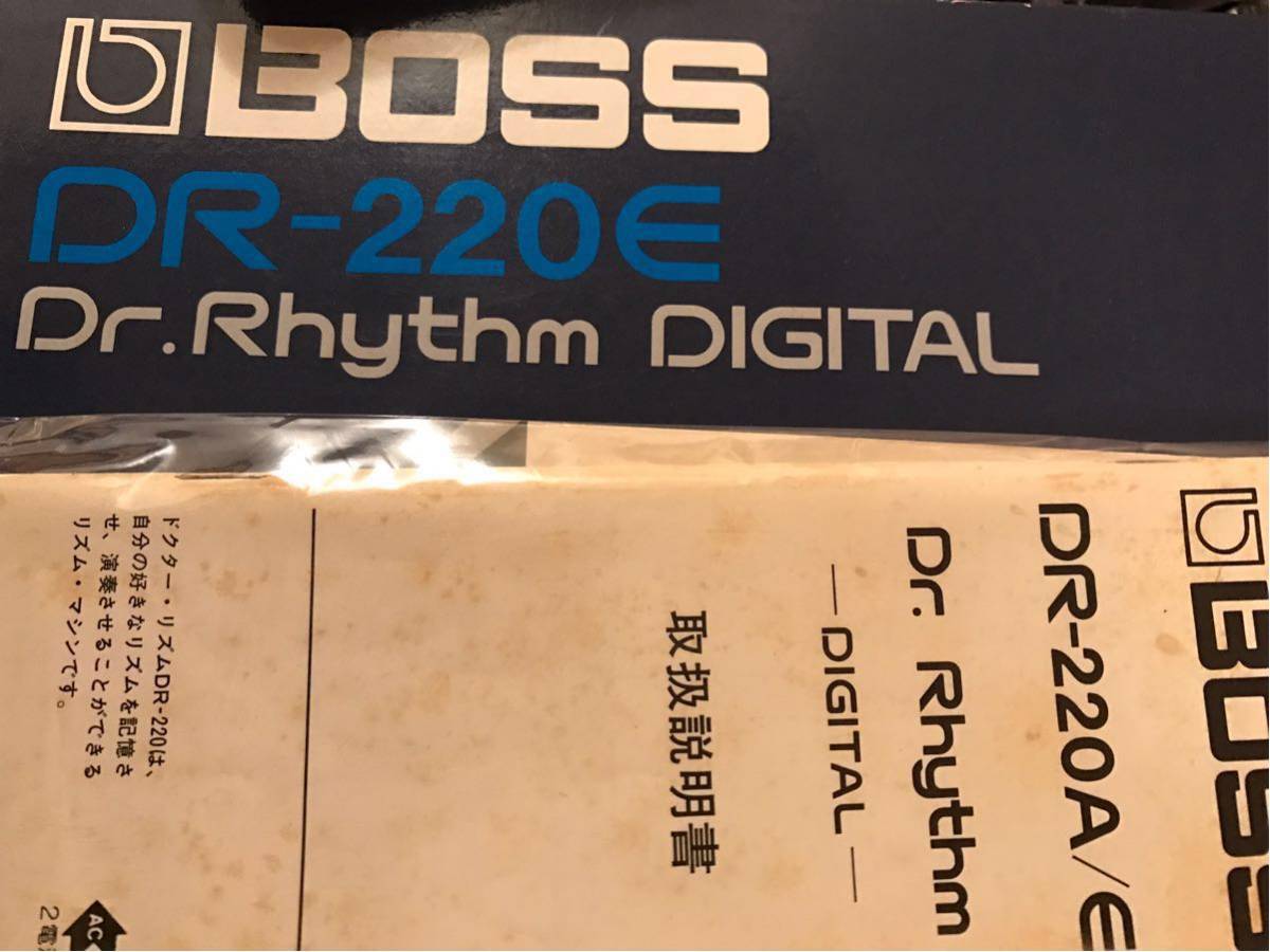 BOSS DR-220Eere гонг специальный чехол & руководство пользователя есть 