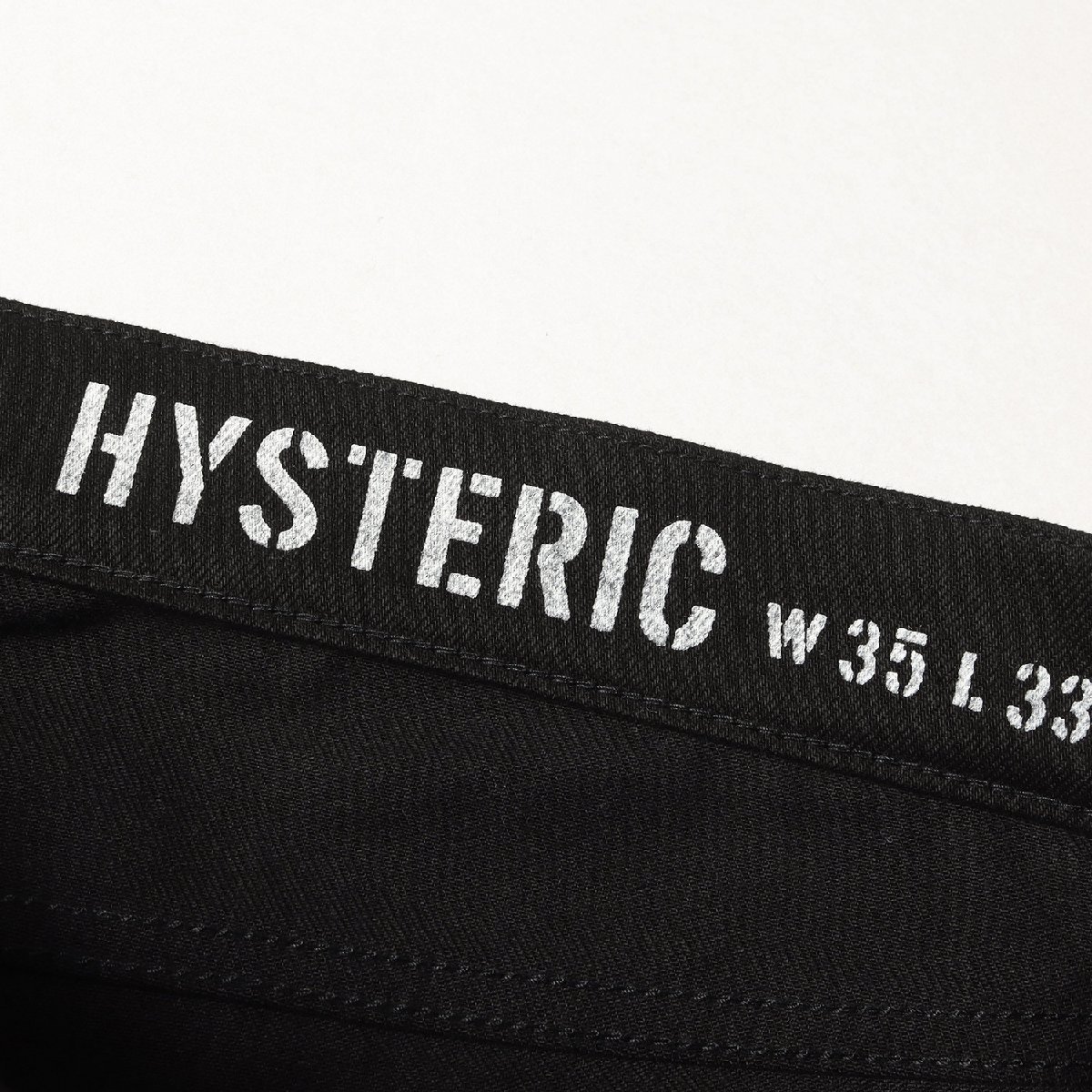 HYSTERIC GLAMOUR ヒステリックグラマー MINEDENIM パッチ ストレッチ
