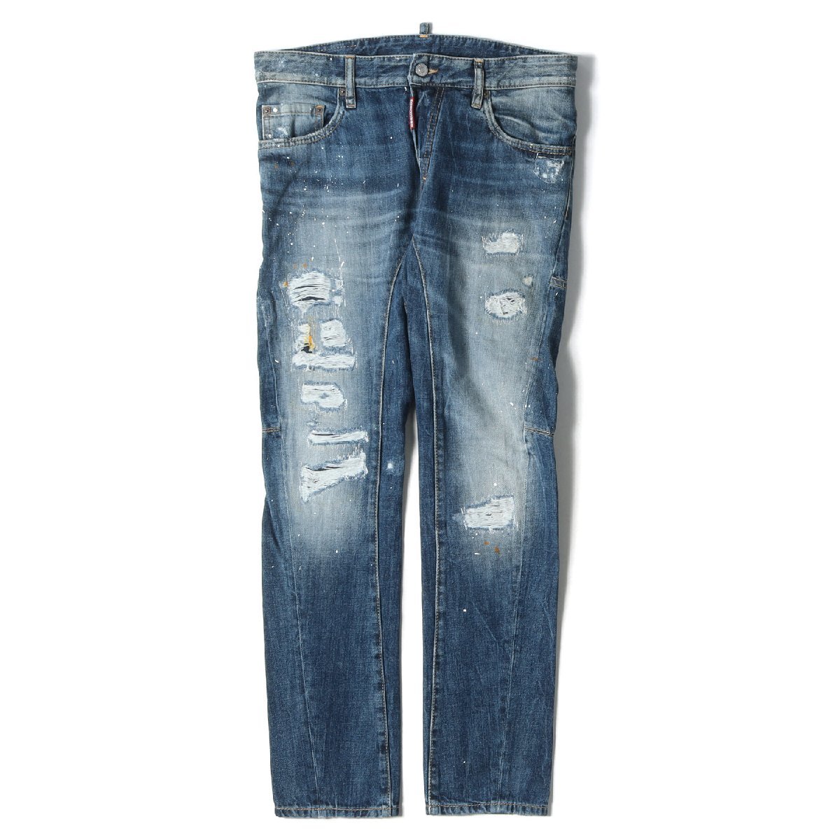 超可爱 DSQUARED2 ディースクエアード 46 インディゴ 16SS JEAN BIKER