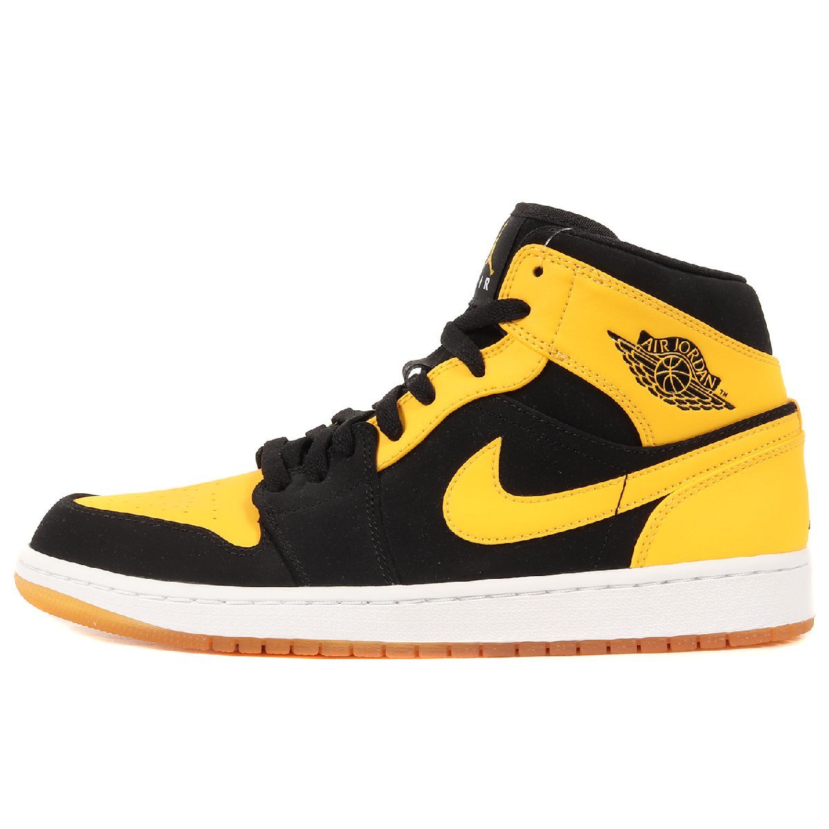 NIKE ナイキ AIR JORDAN 1 MID NEW LOVE (554724-035) 17年 エアジョーダン 1 ミッド ニューラブ ブラック バーシティメイズ US10 28.0cm_画像1