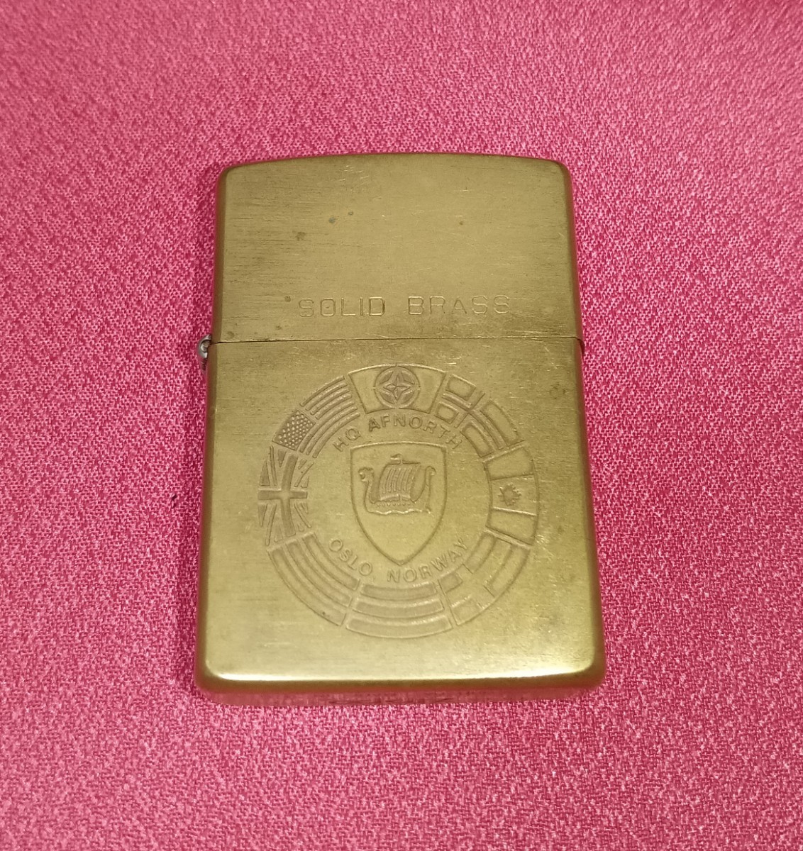 Zippo/ジッポー ソリッドブラス（SOLID BRASS） ダブルイヤー 1932