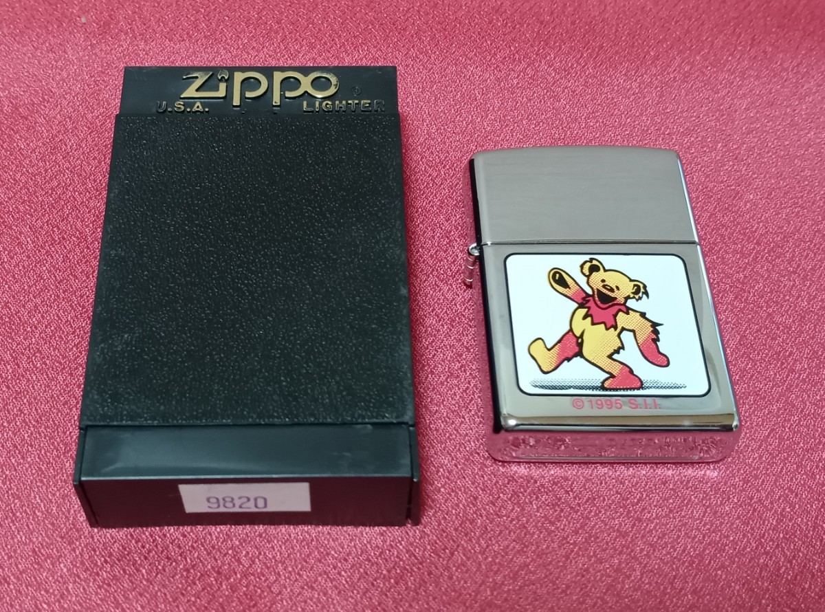 Zippo/ジッポー　グレイトフルデッド　熊　ベア　Grateful Dead WALKING BEAR　2001年製 _画像1