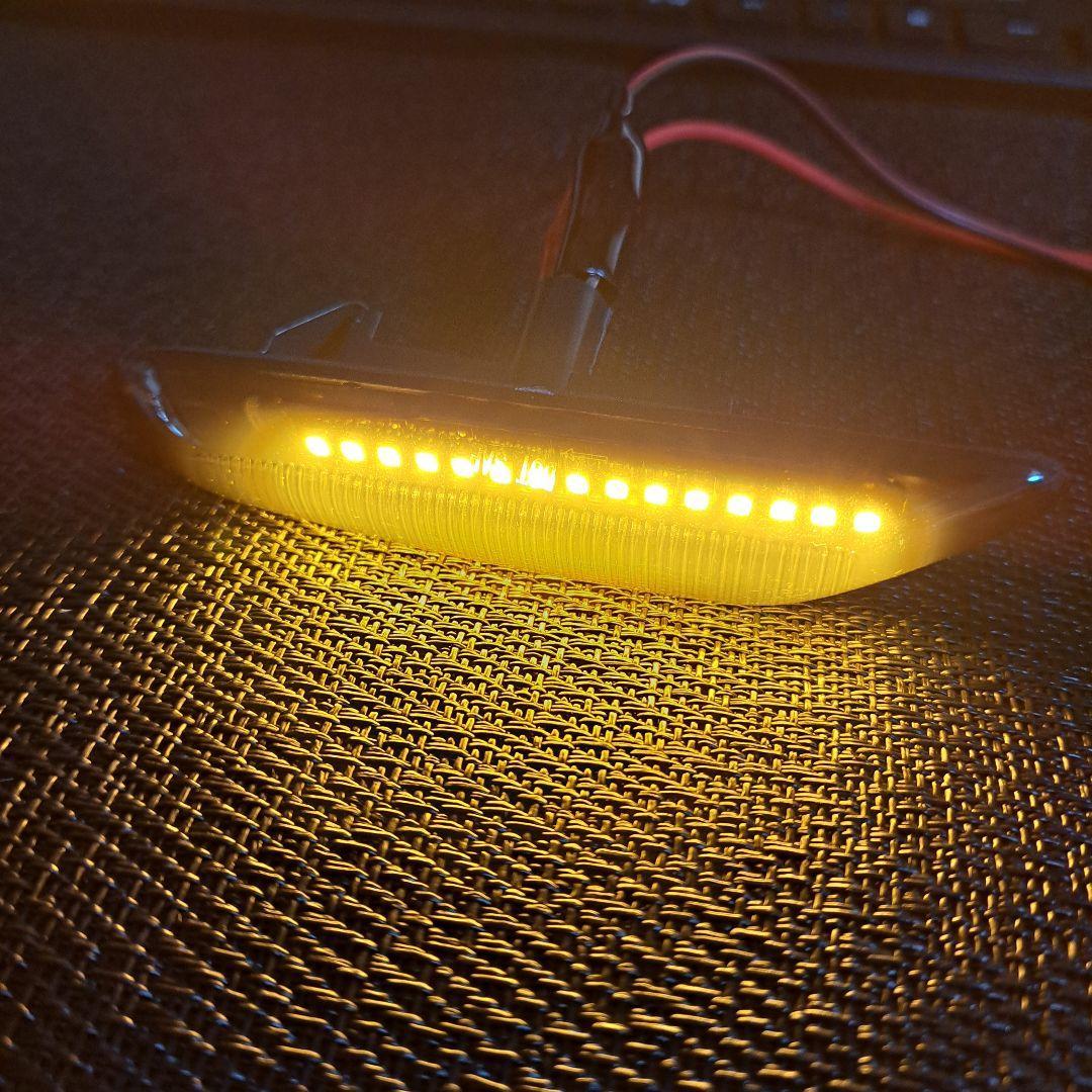 BMW スモーク LED 左右セット シーケンシャル ウインカー サイドマーカー X1 X3 X5 E83 E81 E87 E88 E82 E90 E91 E92 E93 ライト_画像7