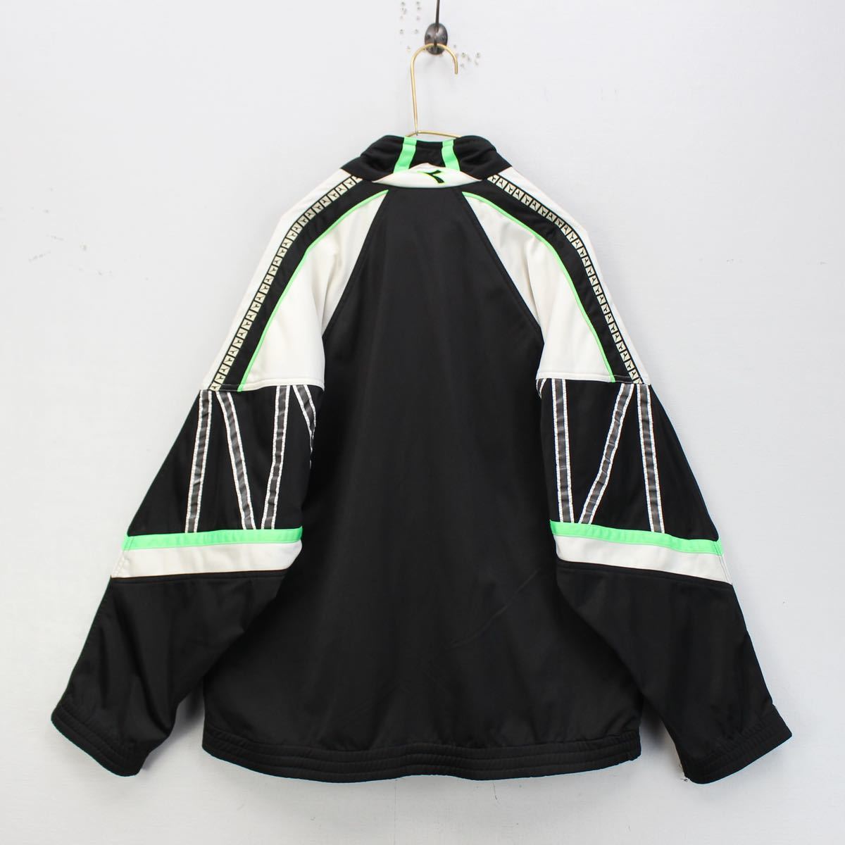 *SPECIAL ITEM* EU VINTAGE diadora 3D LINE DESIGN TRACK JACKET JERSEY/ヨーロッパ古着3Dラインデザイントラックジャケットジャージ