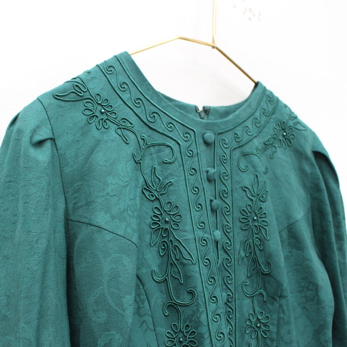 USA VINTAGE LAYARD DESIGN EMBROIDERY ONE PIECE/アメリカ古着