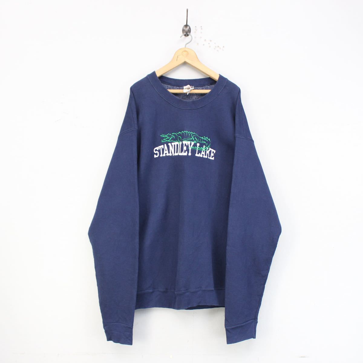 USA VINTAGE FRUIT OF THE LOOM EMBROIDERY DESIGN SWEAT SHIRT/アメリカ古着刺繍デザインスウェット