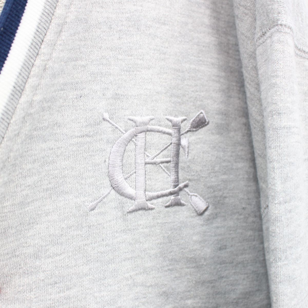 USA VINTAGE Hunt Club EMBROIDERY DESIGN SWEAT SCHOOL CARDIGAN