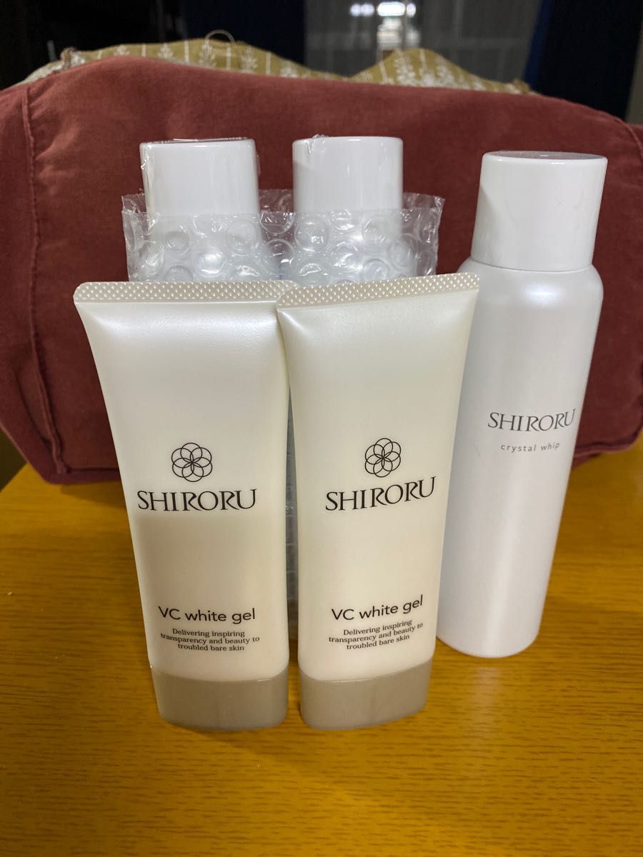 日本未入荷 SHIRORU クリスタルホイップ2本セット