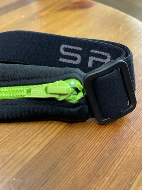 SPIBELT black × lime zip Spy belt Large belt bag travel running pouch new goods unused goods free shipping waist bag 