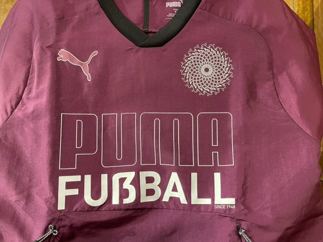 PUMA puma プーマ M 長袖Ｔシャツ ワインレッド ナイロン製 メンズ 長T 長袖 新品未使用品 送料無料 ユニセックス スポーツ ユニフォーム_画像6