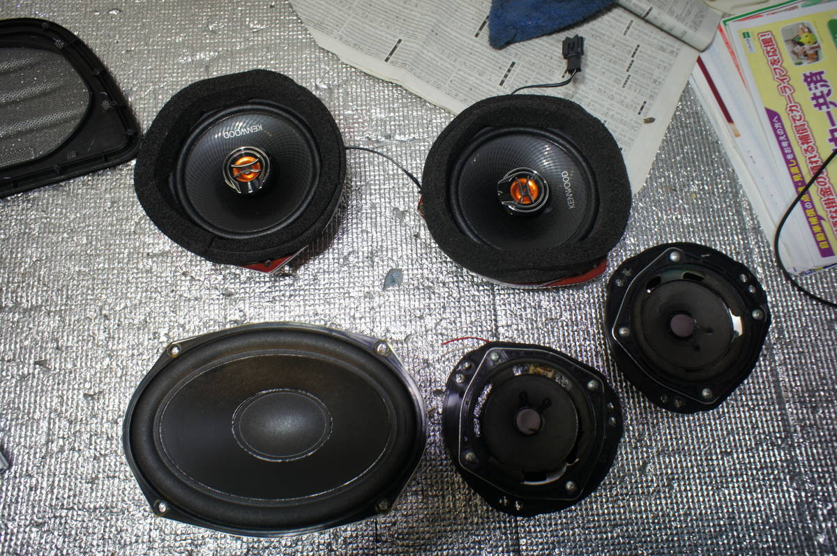 即納大特価】 ケンウッド 17cm セパレート カスタムフィット スピーカー KFC-RS173S 160W 35W 4Ω マルチブラケット欠品 簡易音出し確認済 中古 paroanand.com