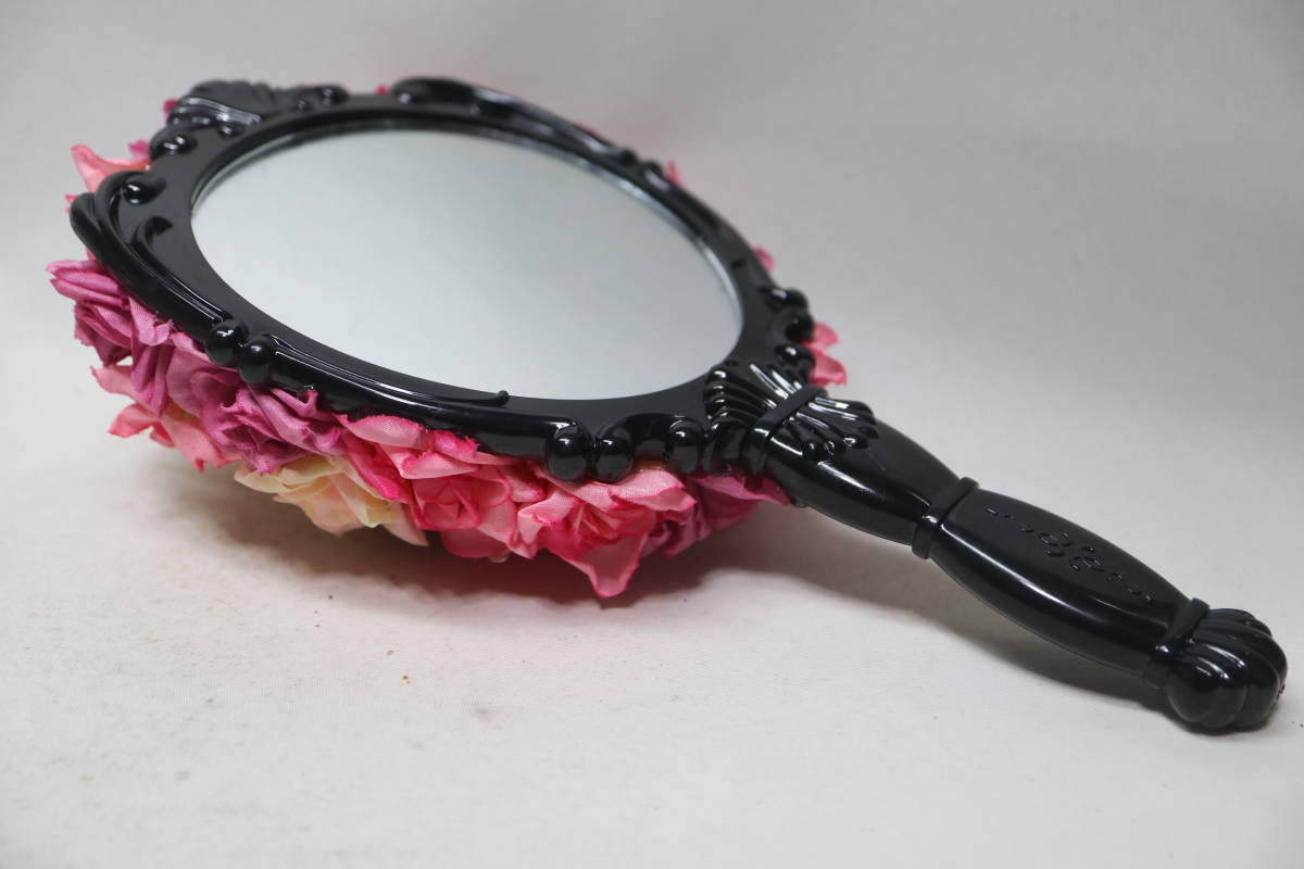  hand-mirror flower deco . series Princess series rose rose rose deco 