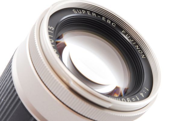 フジフィルム FUJIFILM SUPER-EBC FUJINON TX 90mm F4 シルバー#4983