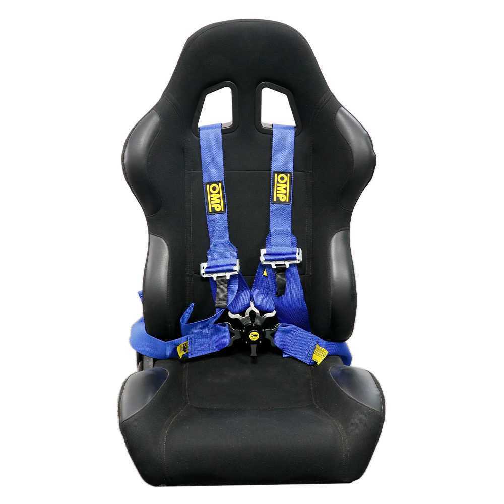 OMP 4 point racing seat belt seat belt car seat belt 1 piece blue 