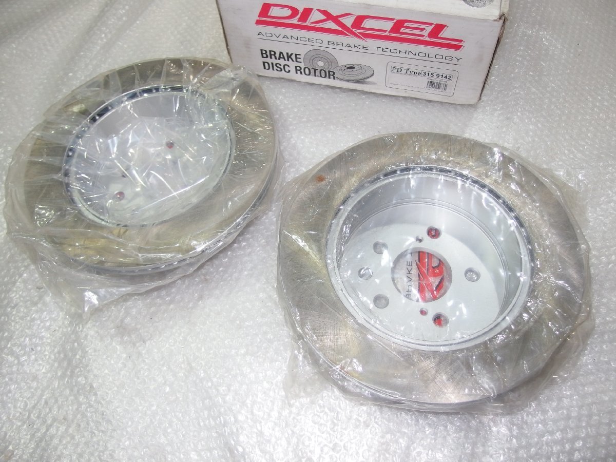  unused goods Dixcel brake rotor rear 2 sheets PD Type 315 9142 Lexus GS(GRL/GWL10)/30 series Lexus IS/130 series Mark X/210 Majesta 