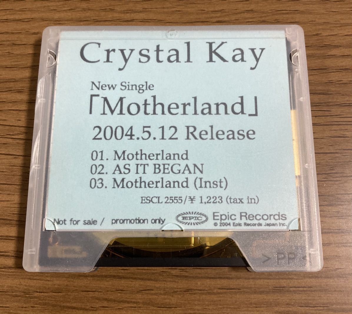   товара нет в свободной продаже  MD Crystal Kay Motherland   кристалл ... ...  образец   ...  pro ...  редкий   ретро   mini  диск  mini disc 