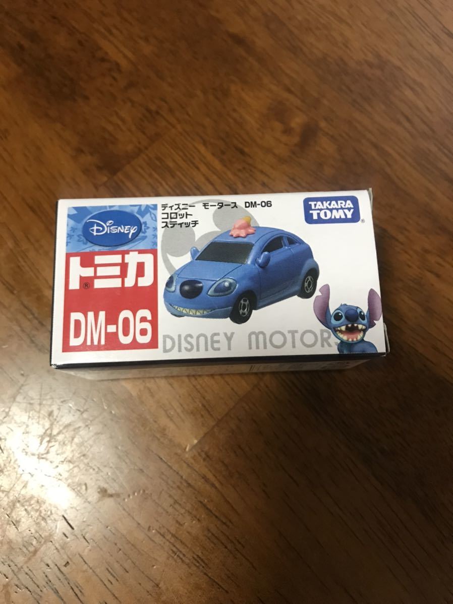 新品、ディズニーモータース トミカディズニーモータース DM-06 スティッチ　コロット　トミカ　ディズニー　コロットスティッチ_画像1