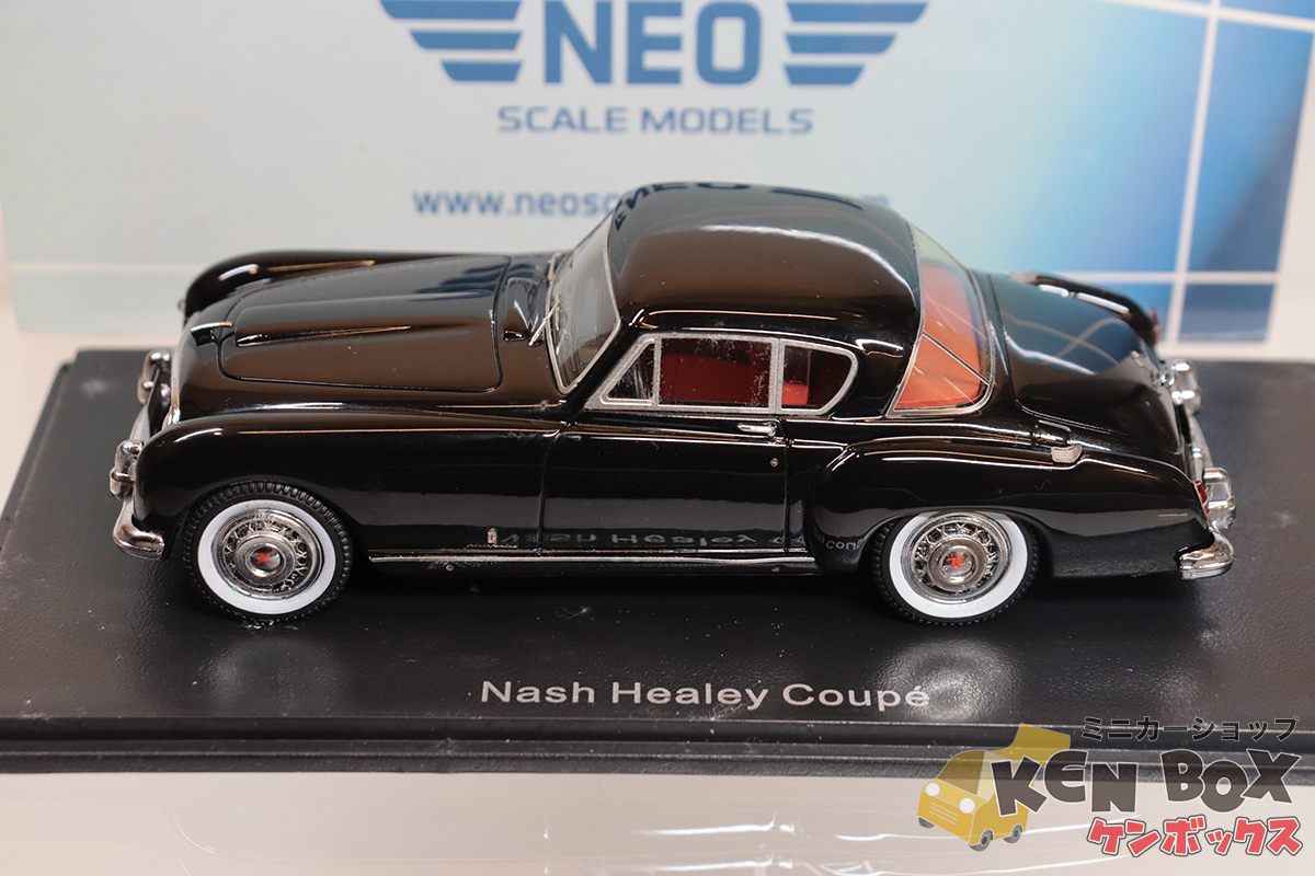 USED S=1/43 NEO ネオ NEO044660 Nash Healey Coupe 1954 Black 黒 中国製 現状渡し_画像3