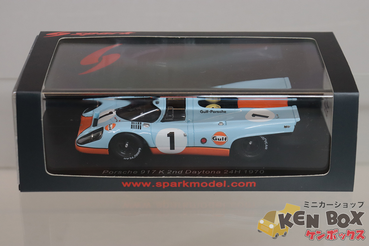 USED S=1/43 Spark スパーク S1098 Porsche ポルシェ 2nd Daytona 24H 1970 #1 中国製 現状渡し_画像5