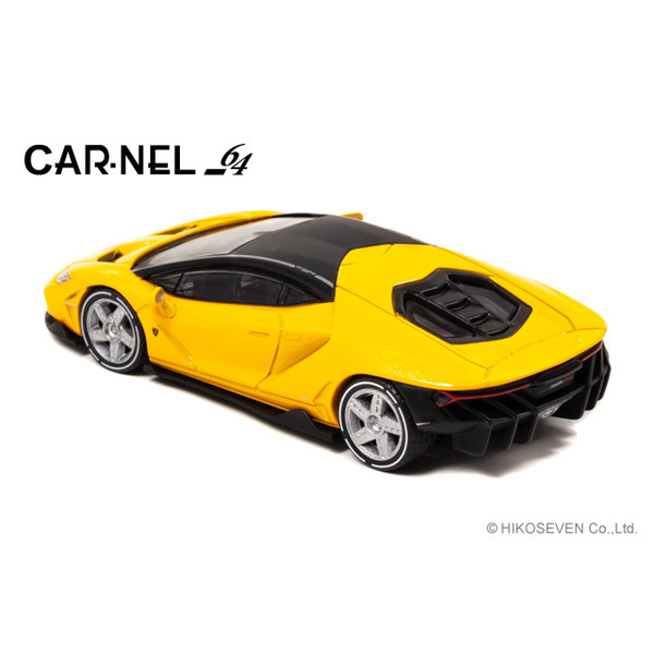 CARNEL　CN640025　ランボルギーニ チェンテナリオ イエローパール ※999台限定・1/64スケール_画像2
