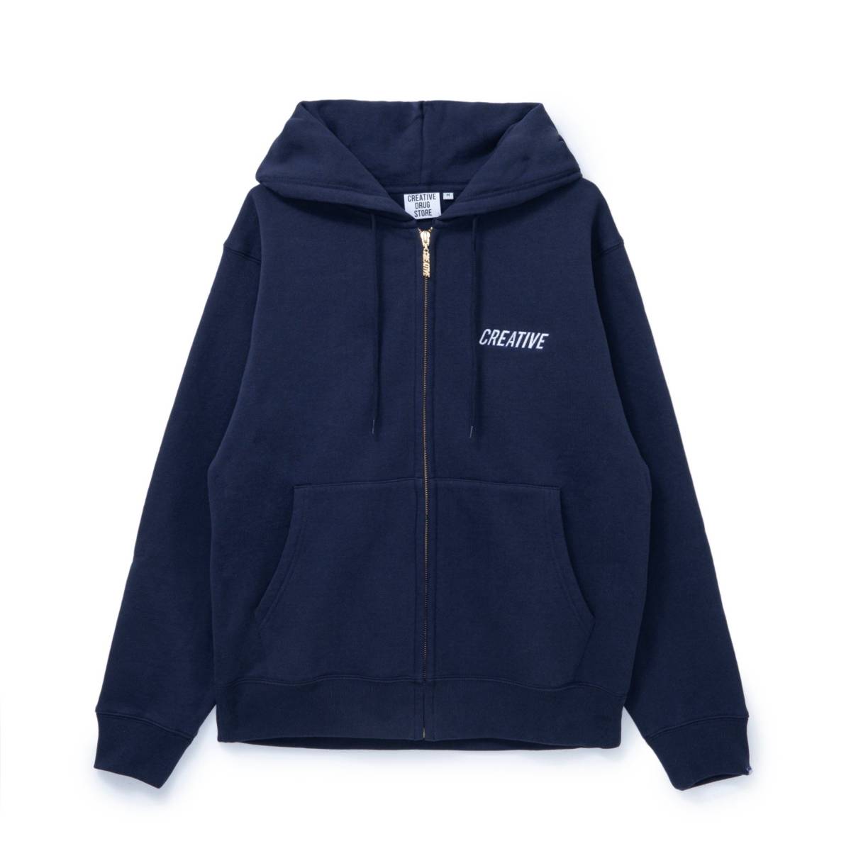 【XL】CREATIVE ZIP HOODIE NAVY CreativeDrugStore クリエイティブドラッグストア ジップパーカー BOTT VERDY CDS シュプリーム supreme_画像2