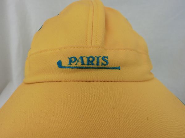 【1円スタート】【美品】PARIS(パリス) キャップ 黄色 レディース ゴルフ用品 1712-509_画像5