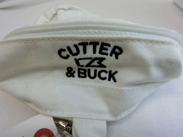【感謝セール】【美品】CUTTER&BUCK(カッター＆バック) キャップ型ボールケース 白 ゴルフ用品 1801-916_画像5