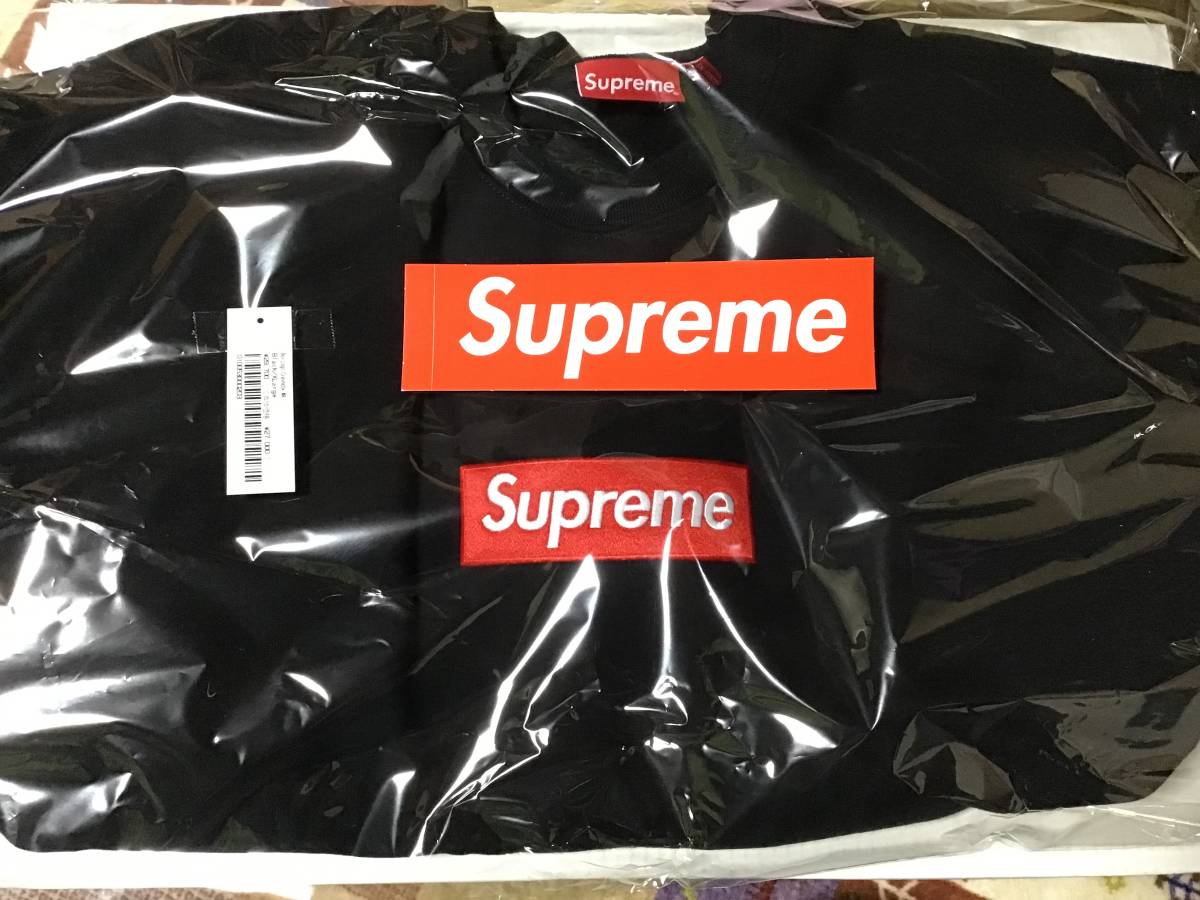 XLサイズ 新品国内正規 22aw Supreme Box Logo Crewneck Black