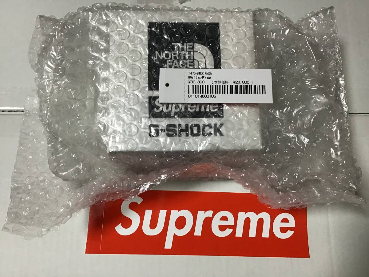 新品国内正規22aw Supreme The North Face G-SHOCK Watch White